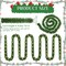 Christmas Tree Garland Greenery Garland Christmas Pine Garland with 100 Count Clear Incandescent Christmas Tree Garland for Indoor Outdoor Tree Garland